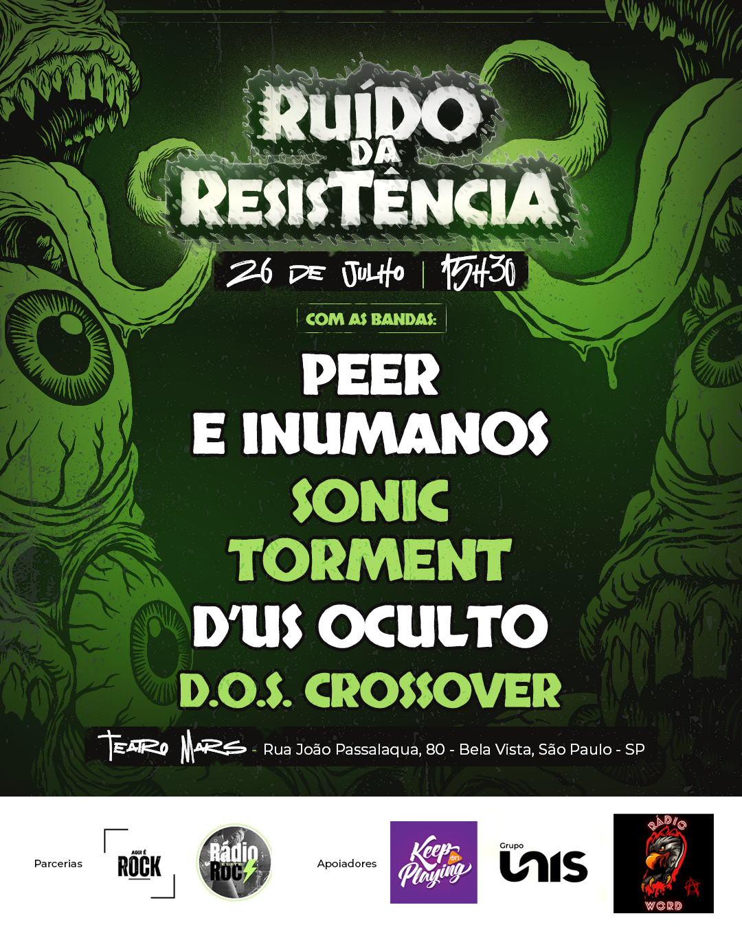 Flyer Ruído da Resistência